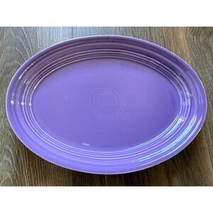FIESTA LILAC LARGE OVAL PLATTER 9 5/8 in. 1995 Homer Laughlin Rare Color
